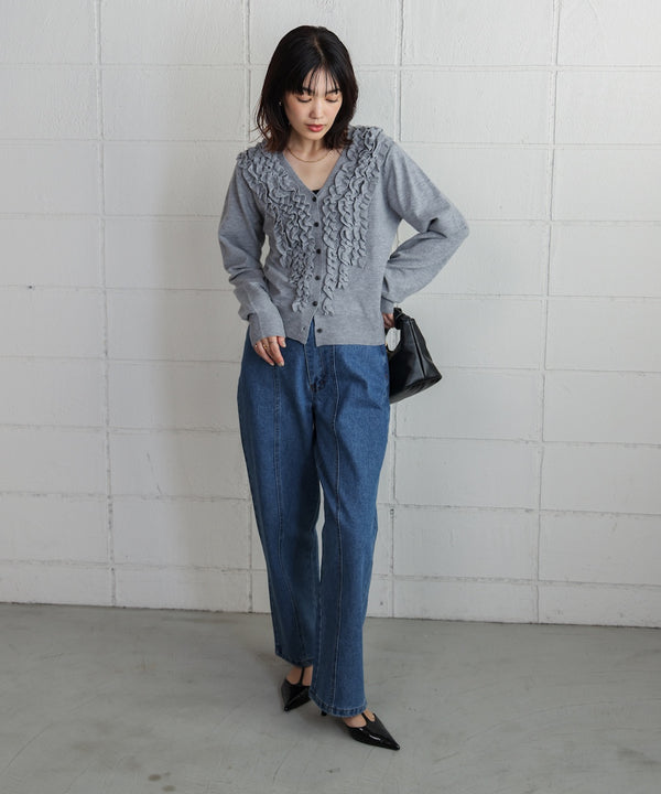 【WEB限定】デニムアシメパンツ