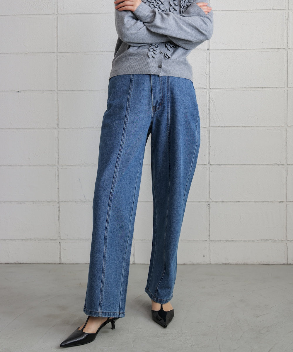 【WEB限定】デニムアシメパンツ