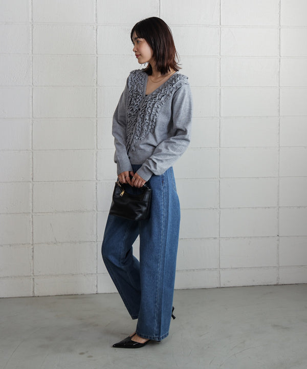 【WEB限定】デニムアシメパンツ