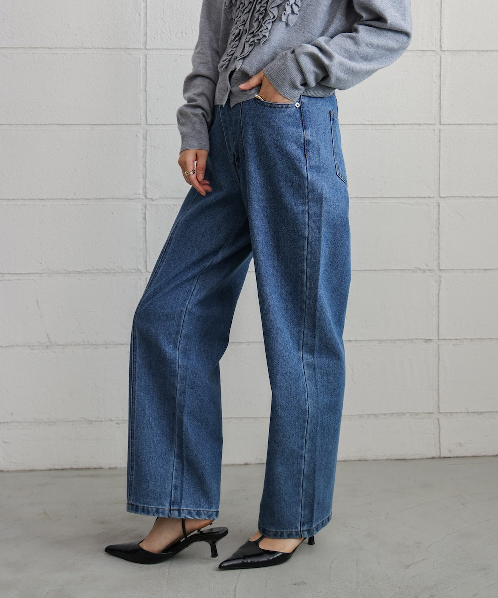 【WEB限定】デニムアシメパンツ