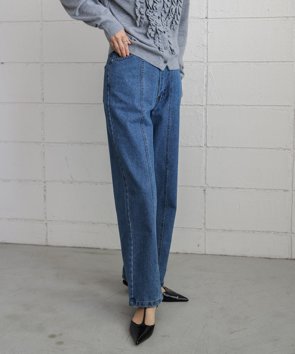 【WEB限定】デニムアシメパンツ