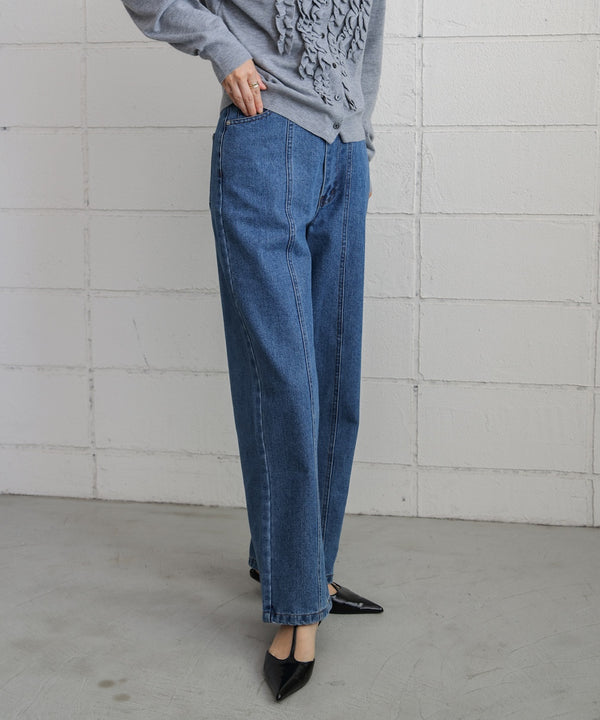 【WEB限定】デニムアシメパンツ