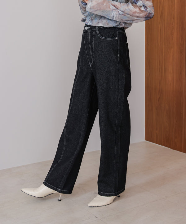 【WEB限定】デニムアシメパンツ