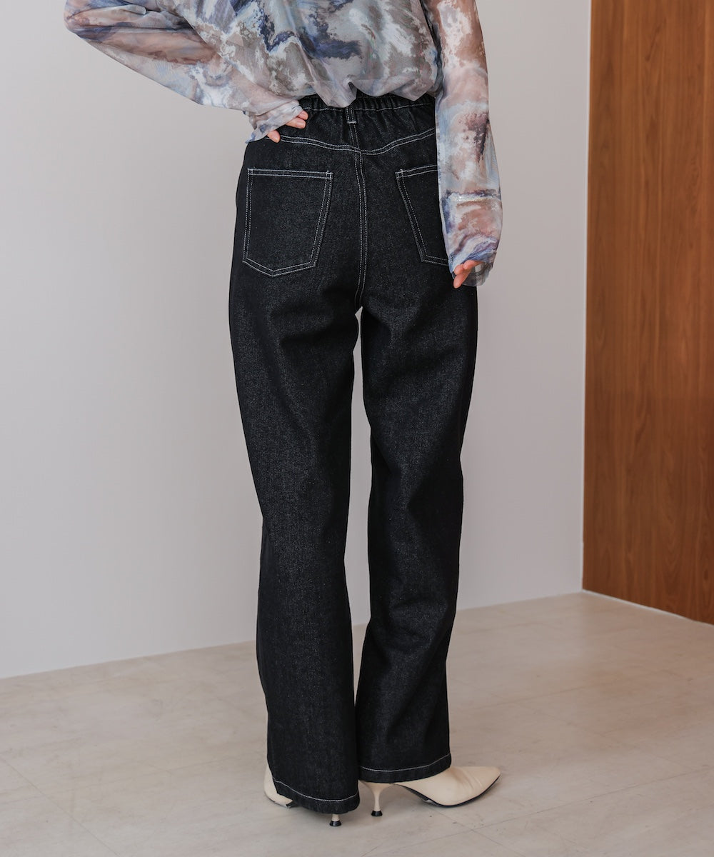 【WEB限定】デニムアシメパンツ