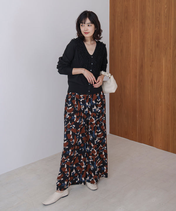 【WEB限定】フリルニットカーディガン