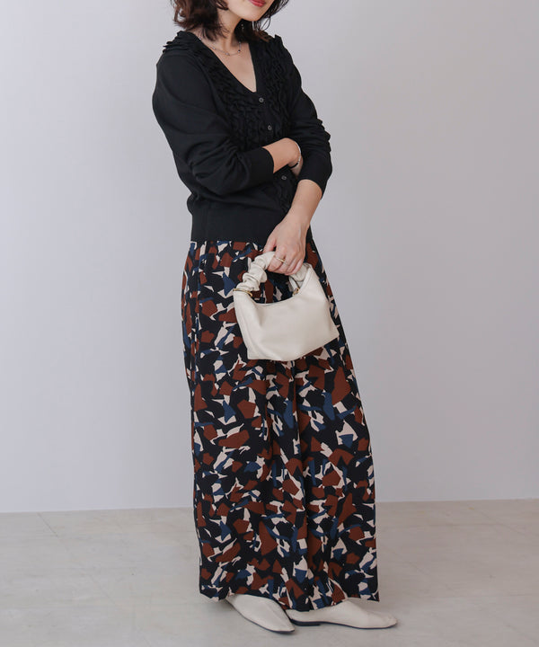 【WEB限定】フリルニットカーディガン