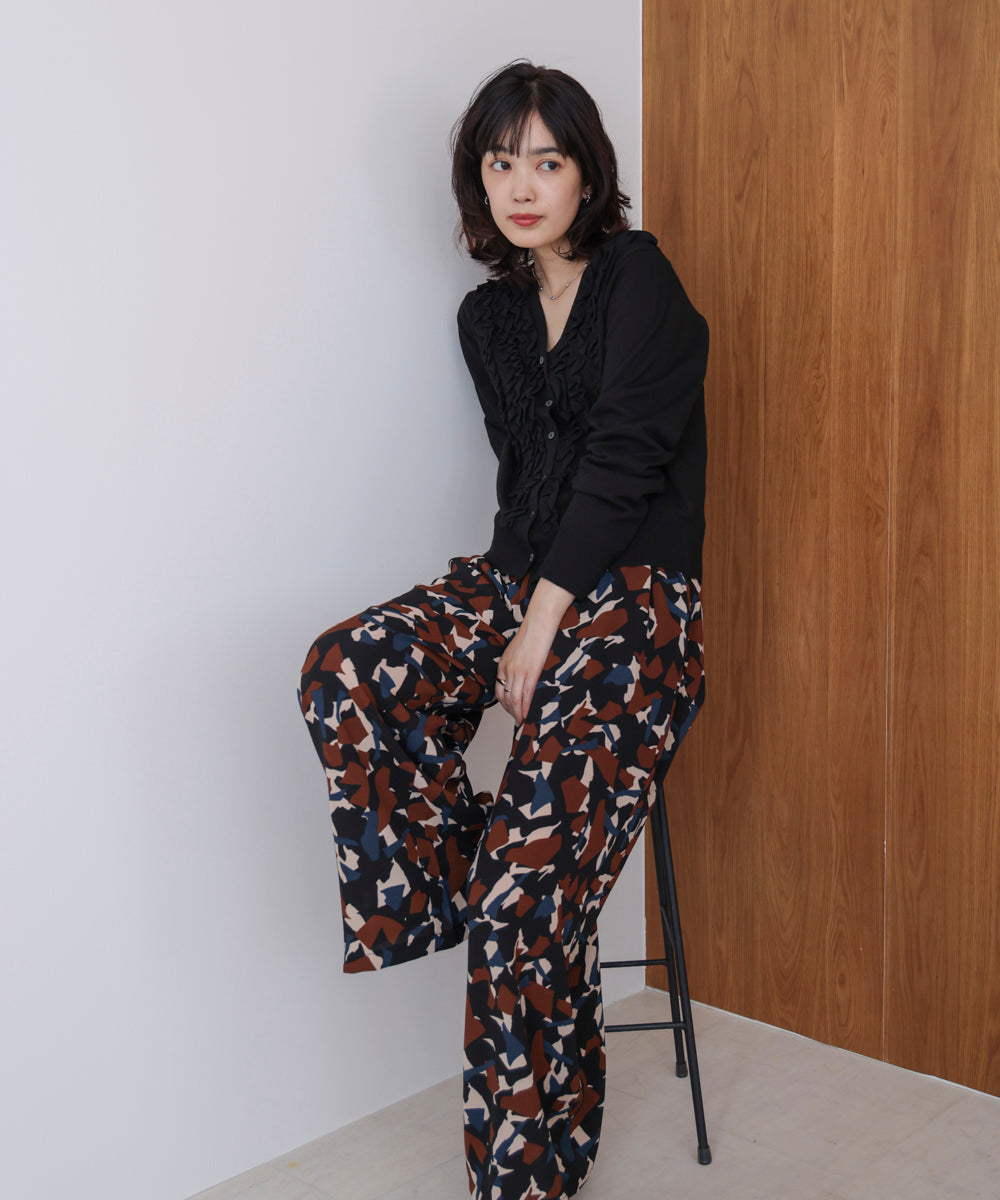 【WEB限定】フリルニットカーディガン