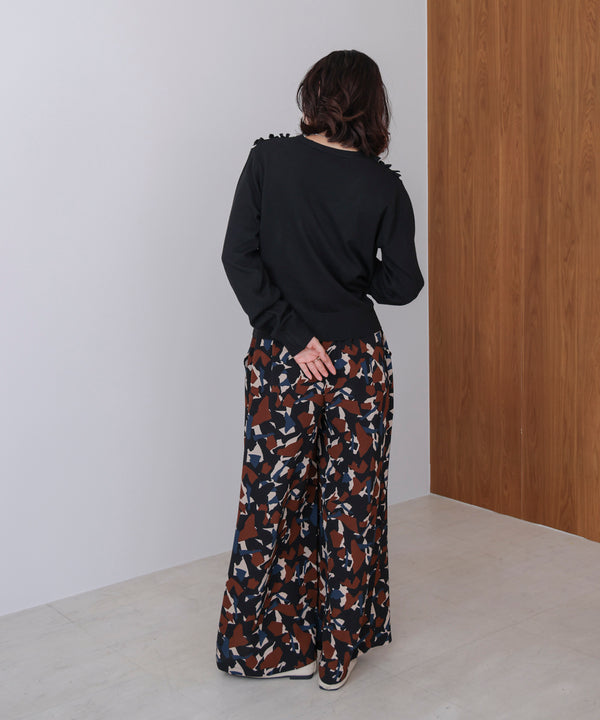 【WEB限定】フリルニットカーディガン