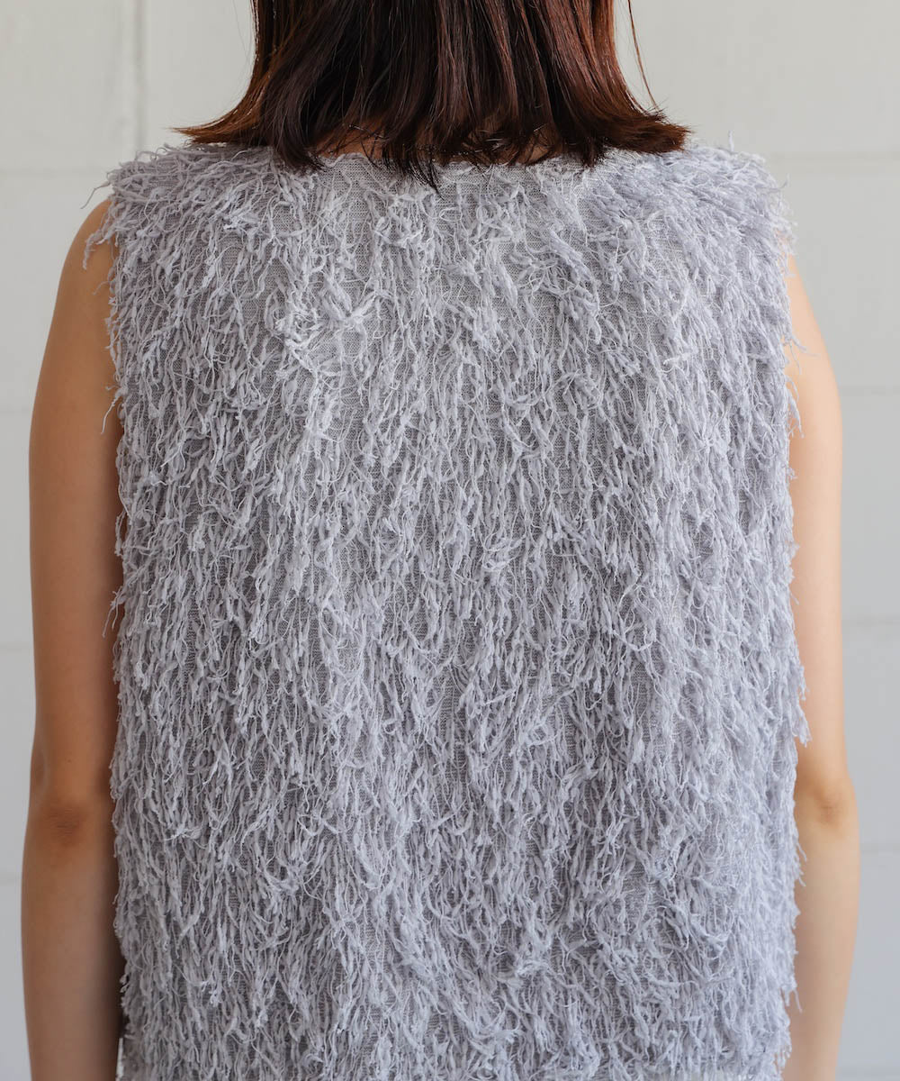 フェザーショートベスト