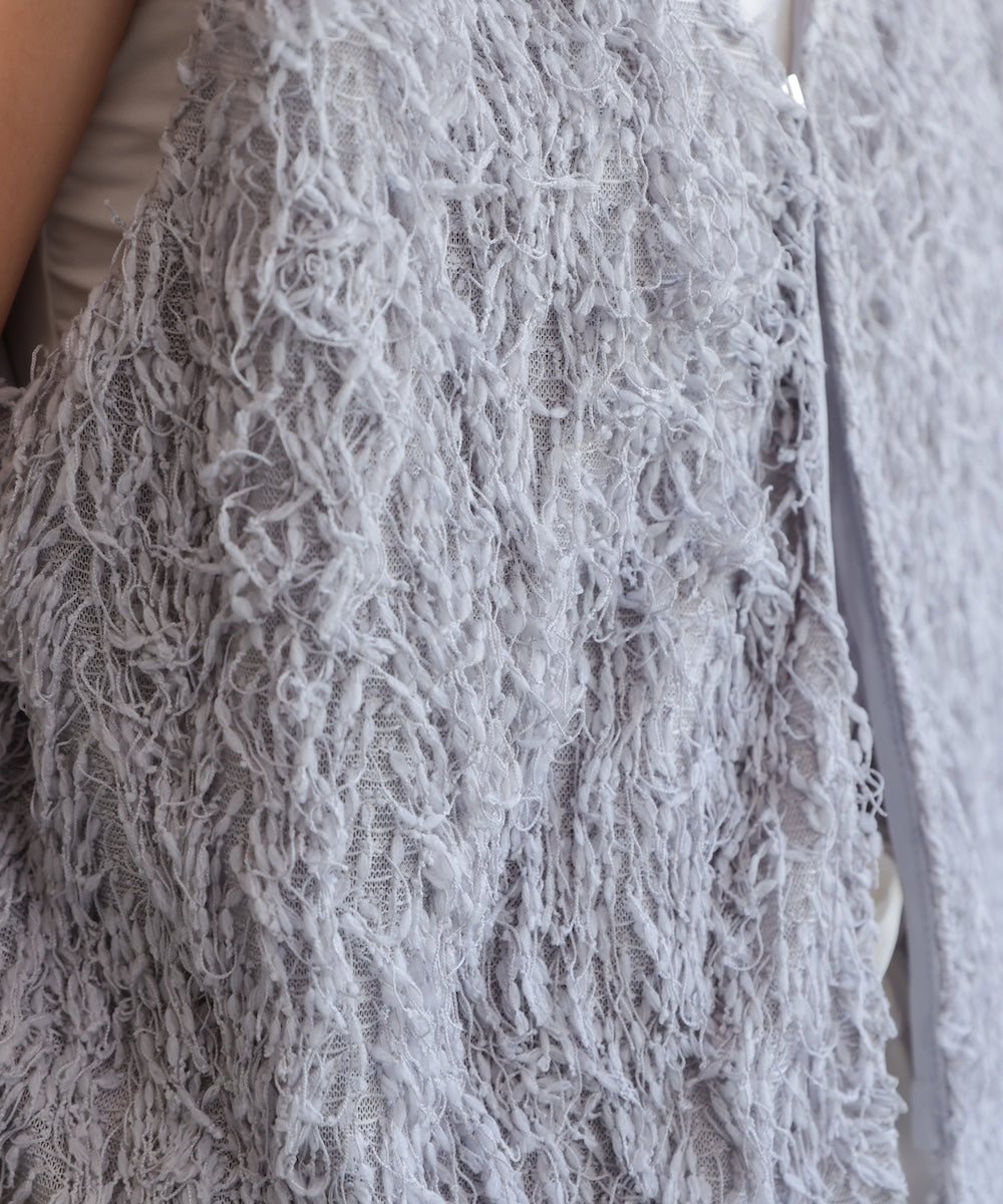 フェザーショートベスト