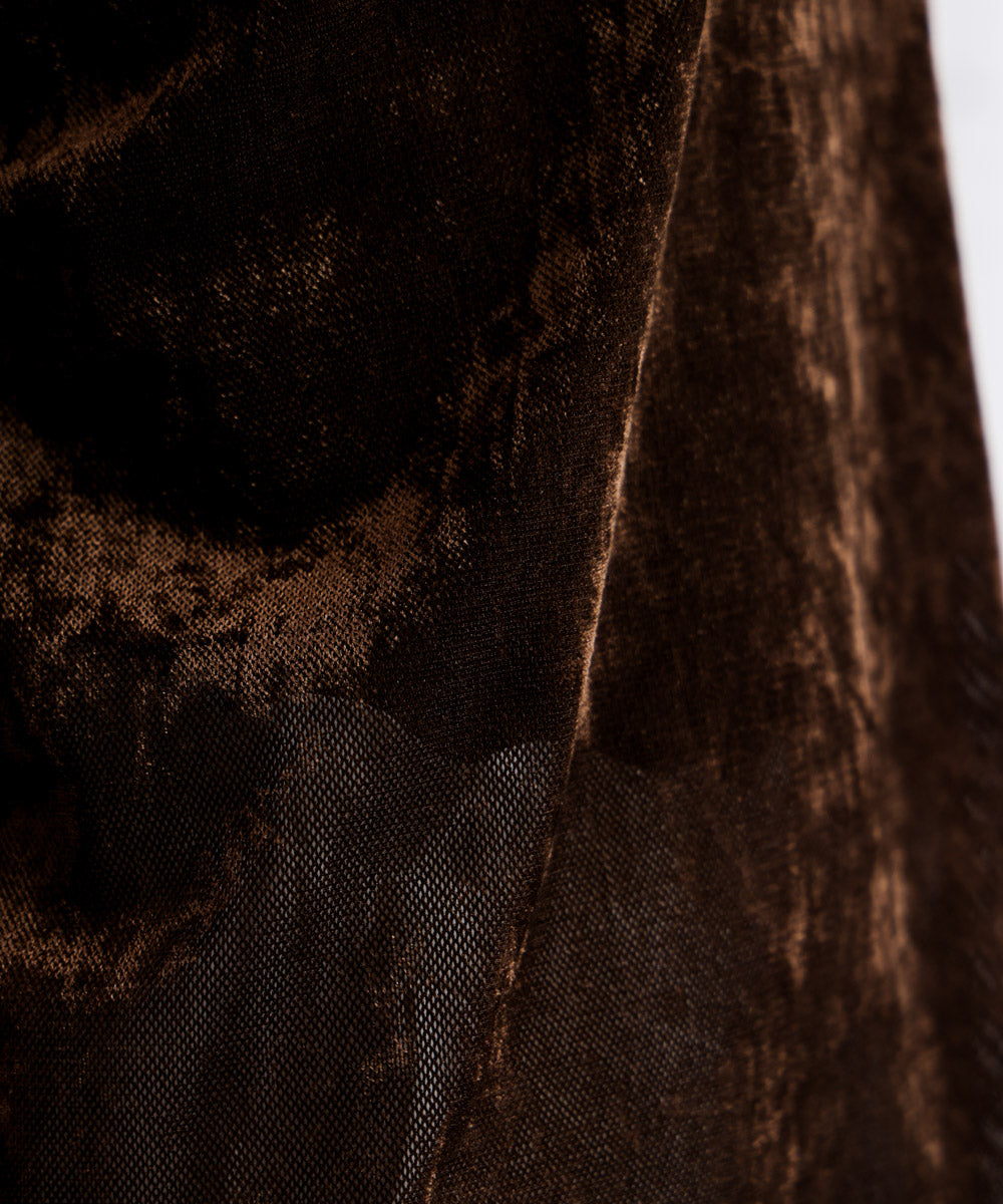 【WEB限定】シアーベロア五分袖Tシャツ