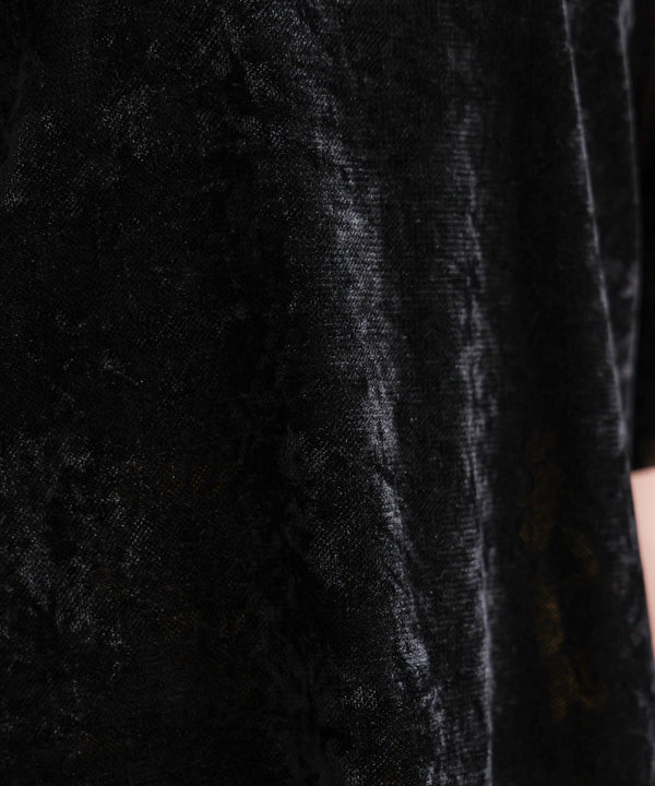 【WEB限定】シアーベロア五分袖Tシャツ