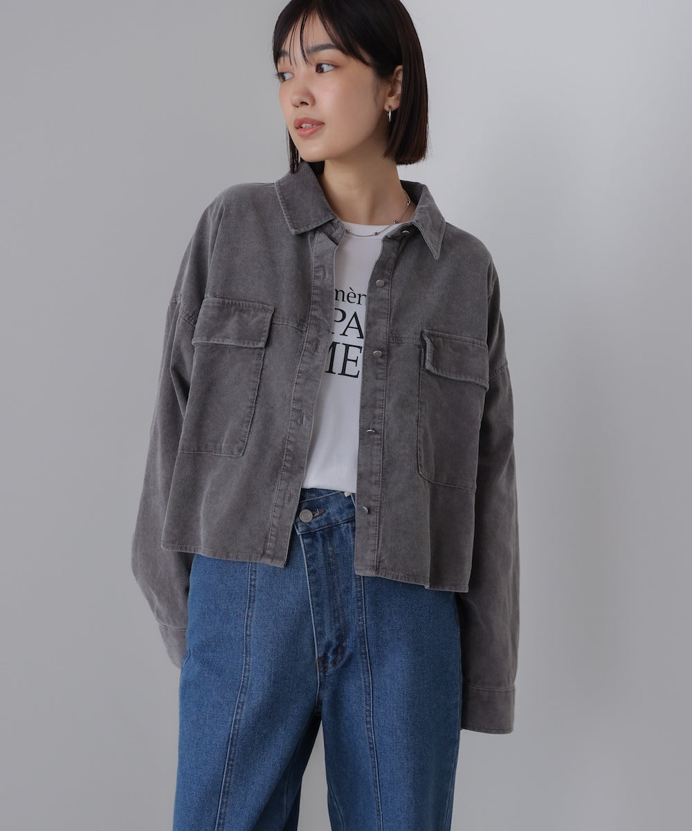 【WEB限定】ビンテージカラーコーディロイシャツ