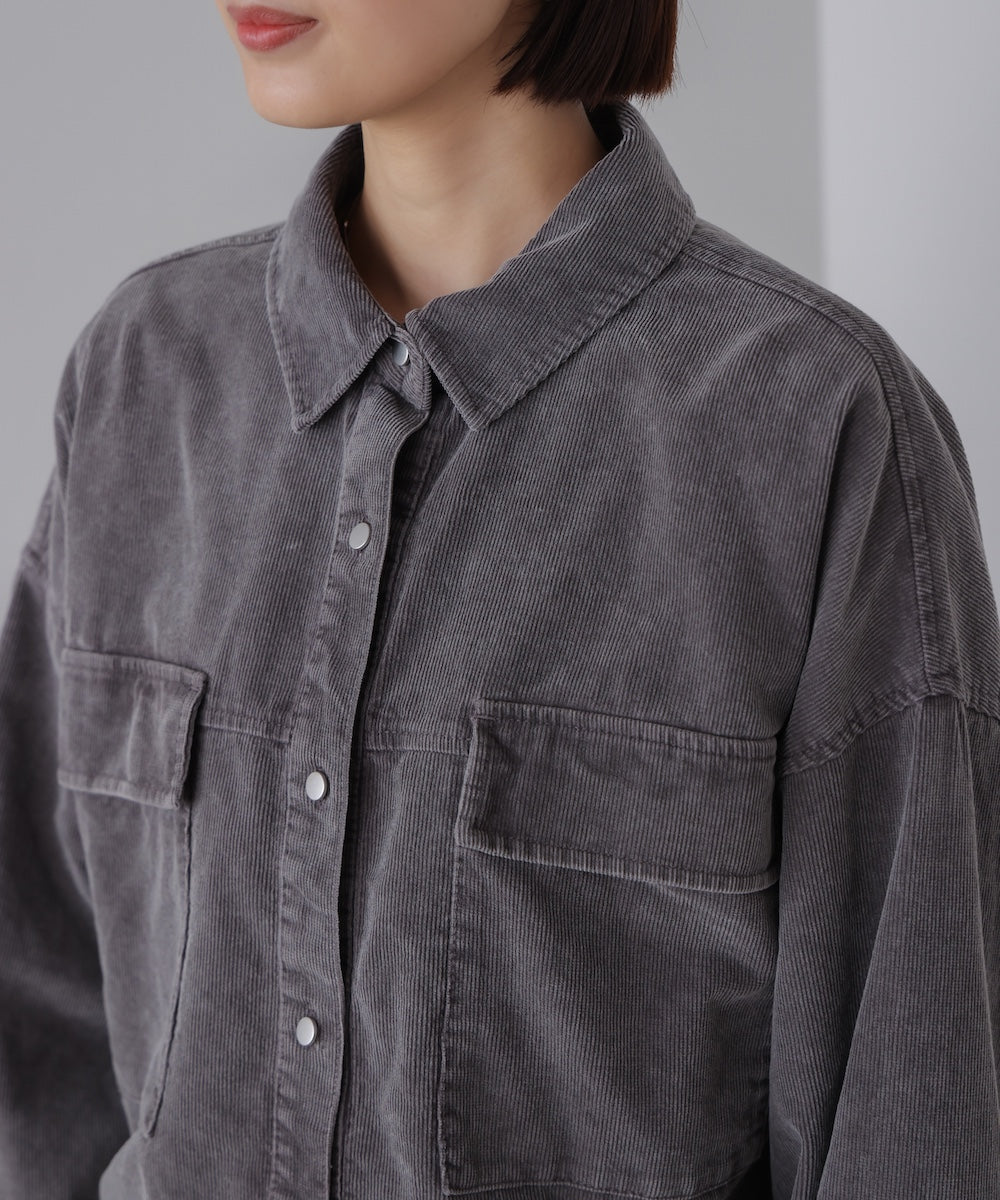 【WEB限定】ビンテージカラーコーディロイシャツ