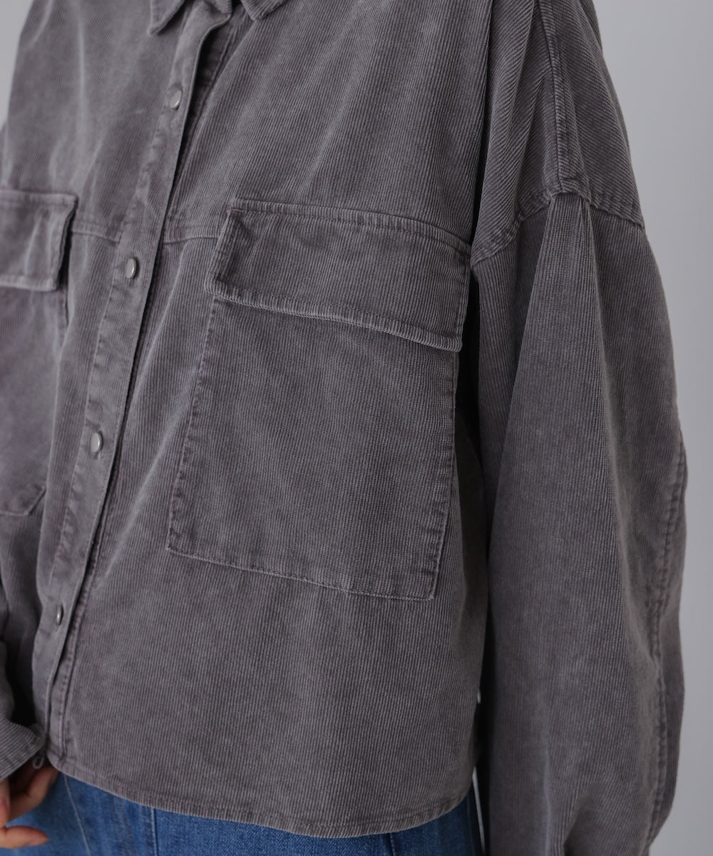 【WEB限定】ビンテージカラーコーディロイシャツ