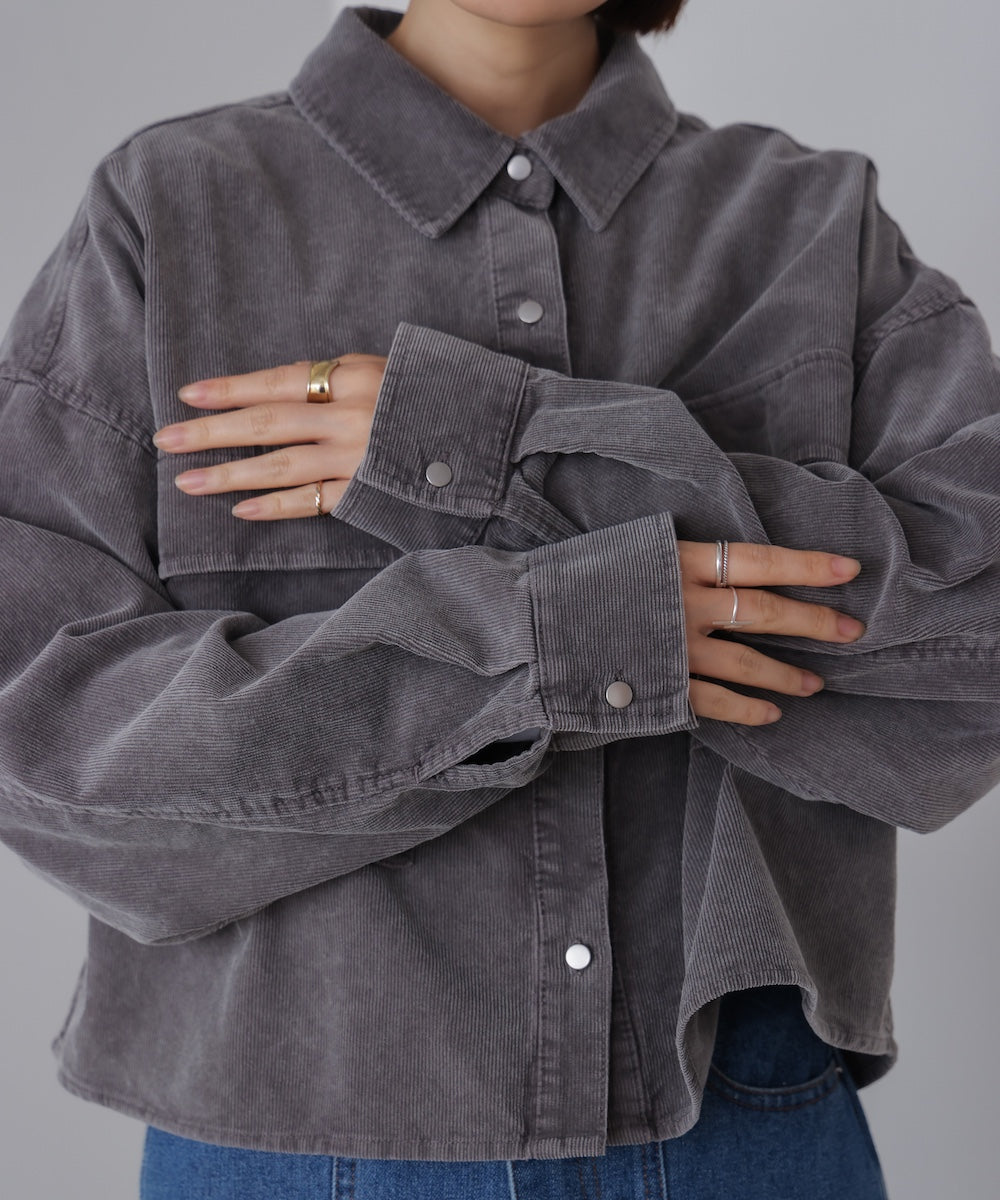 【WEB限定】ビンテージカラーコーディロイシャツ