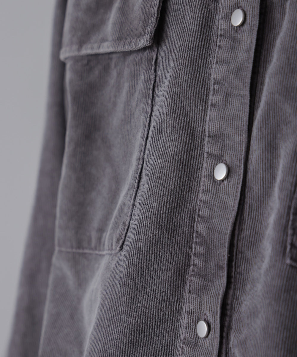 【WEB限定】ビンテージカラーコーディロイシャツ