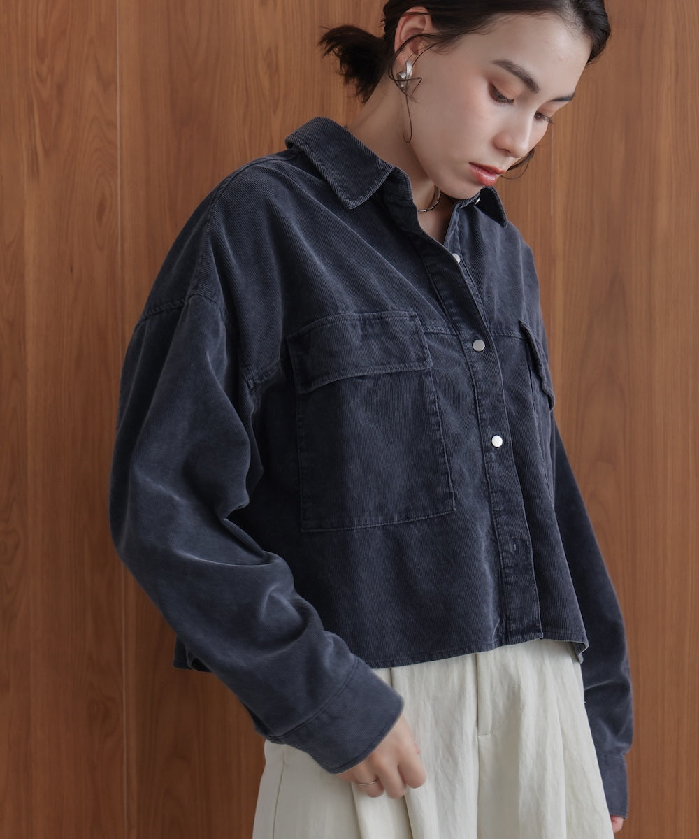 【WEB限定】ビンテージカラーコーディロイシャツ