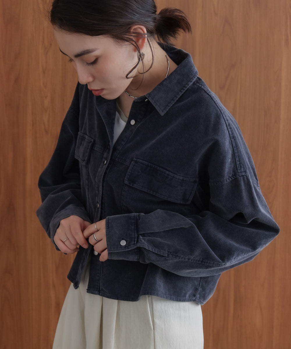 【WEB限定】ビンテージカラーコーディロイシャツ