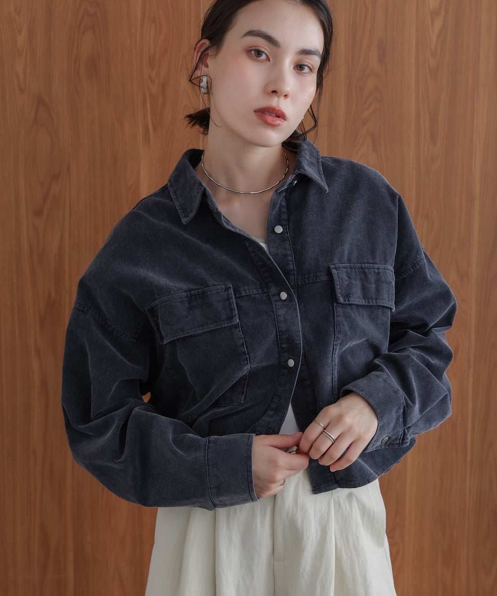 【WEB限定】ビンテージカラーコーディロイシャツ