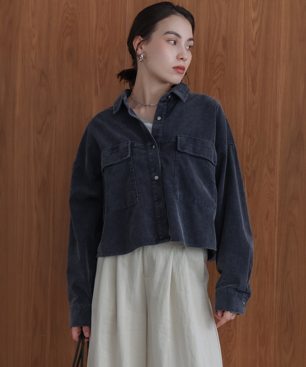 【WEB限定】ビンテージカラーコーディロイシャツ