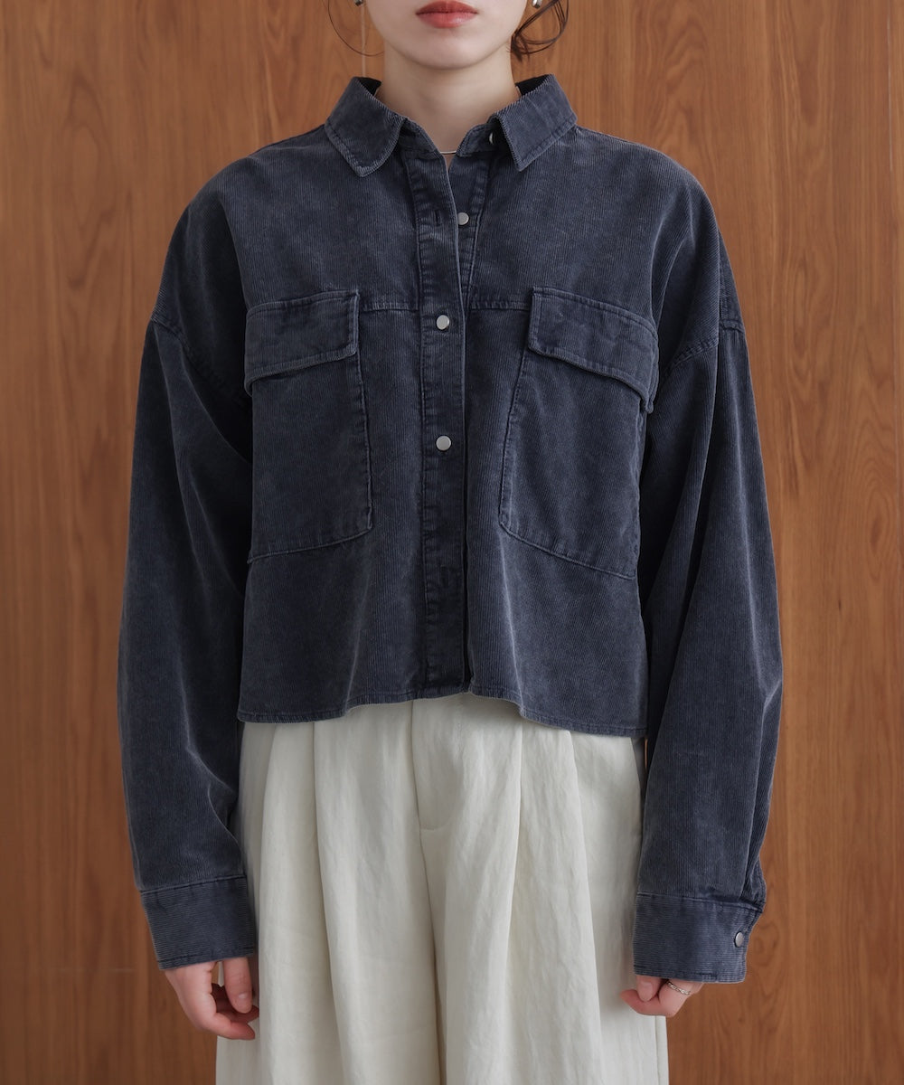 【WEB限定】ビンテージカラーコーディロイシャツ