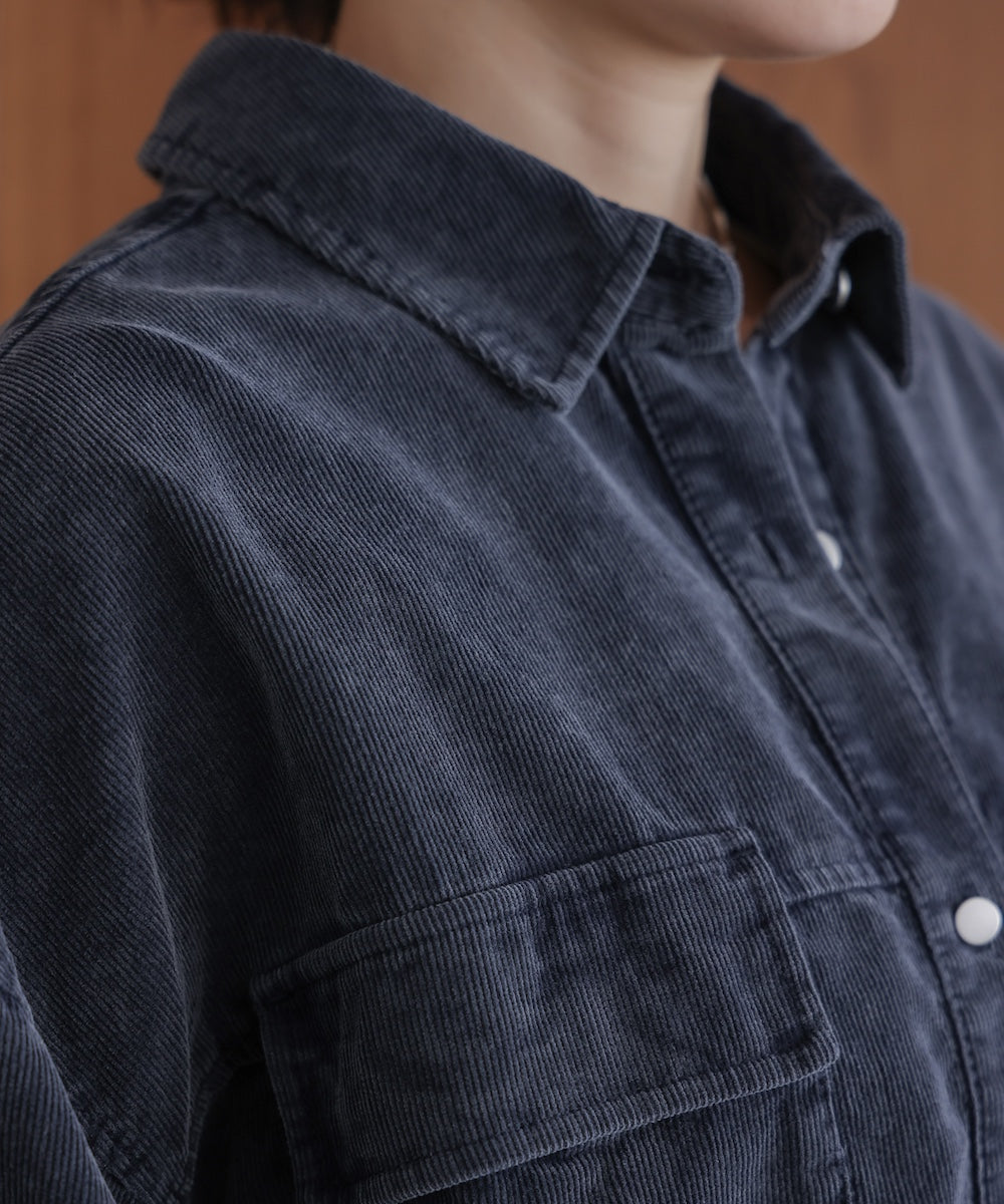 【WEB限定】ビンテージカラーコーディロイシャツ