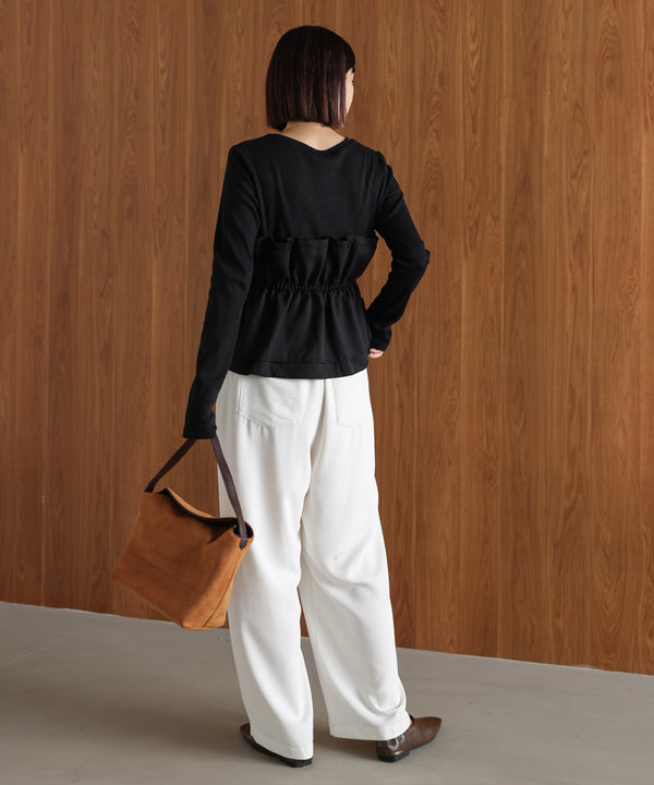 【WEB限定】ビスチェ風レイヤードプルオーバー