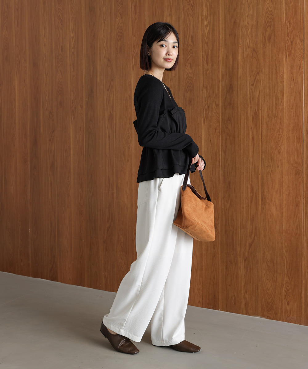 【WEB限定】ビスチェ風レイヤードプルオーバー