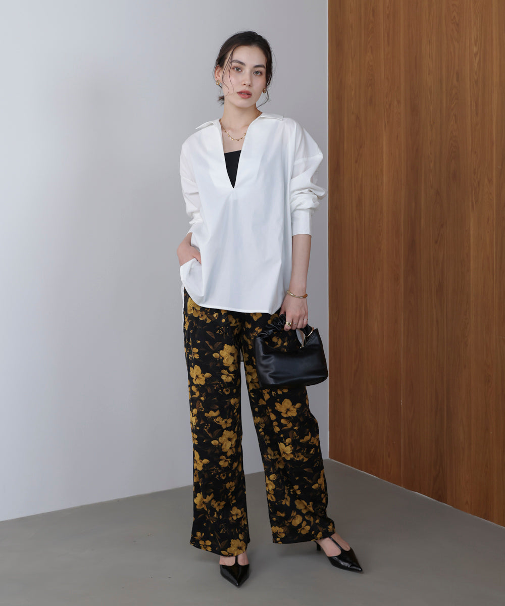 【WEB限定】ブロードスキッパーブラウスチュニック