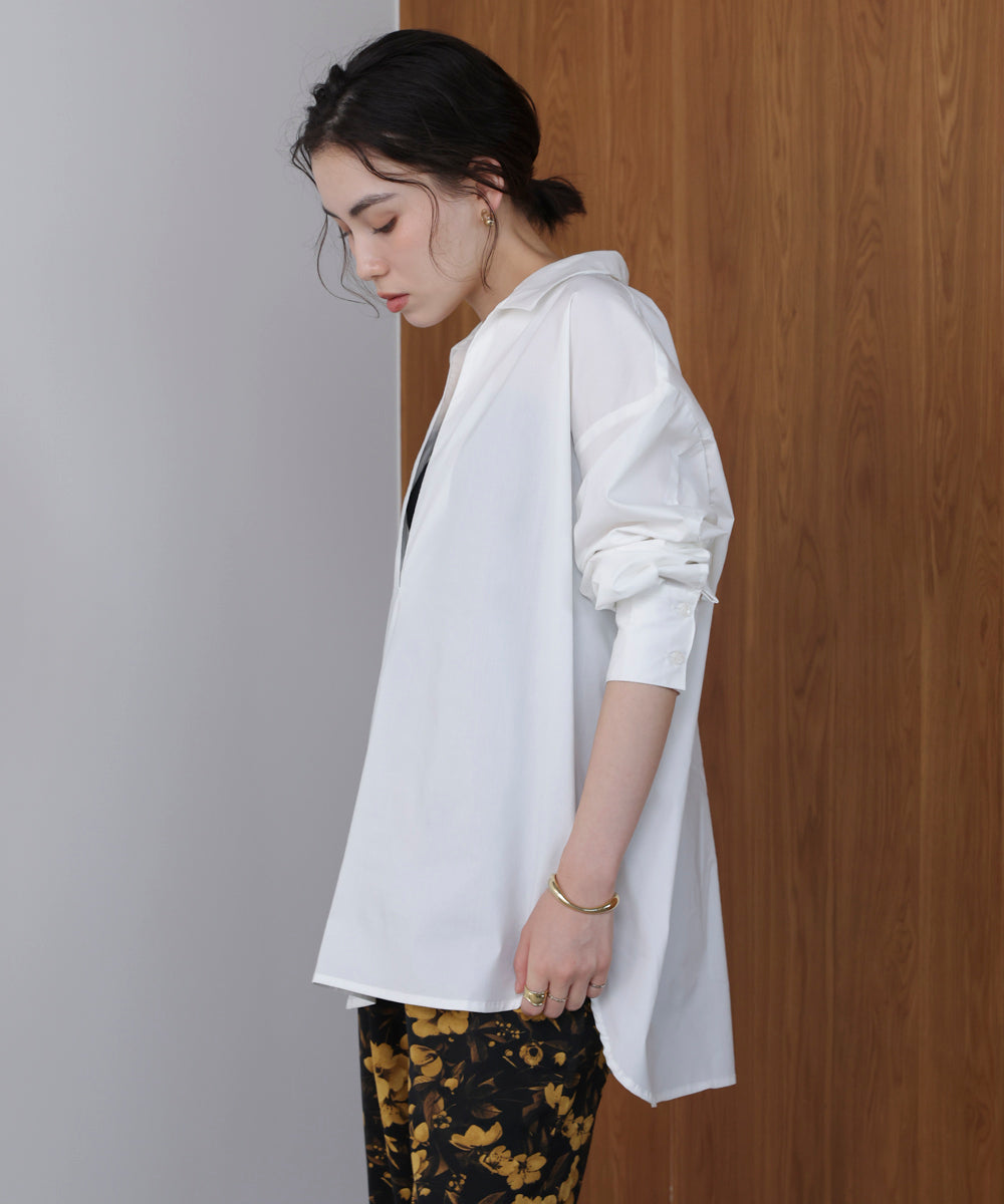【WEB限定】ブロードスキッパーブラウスチュニック