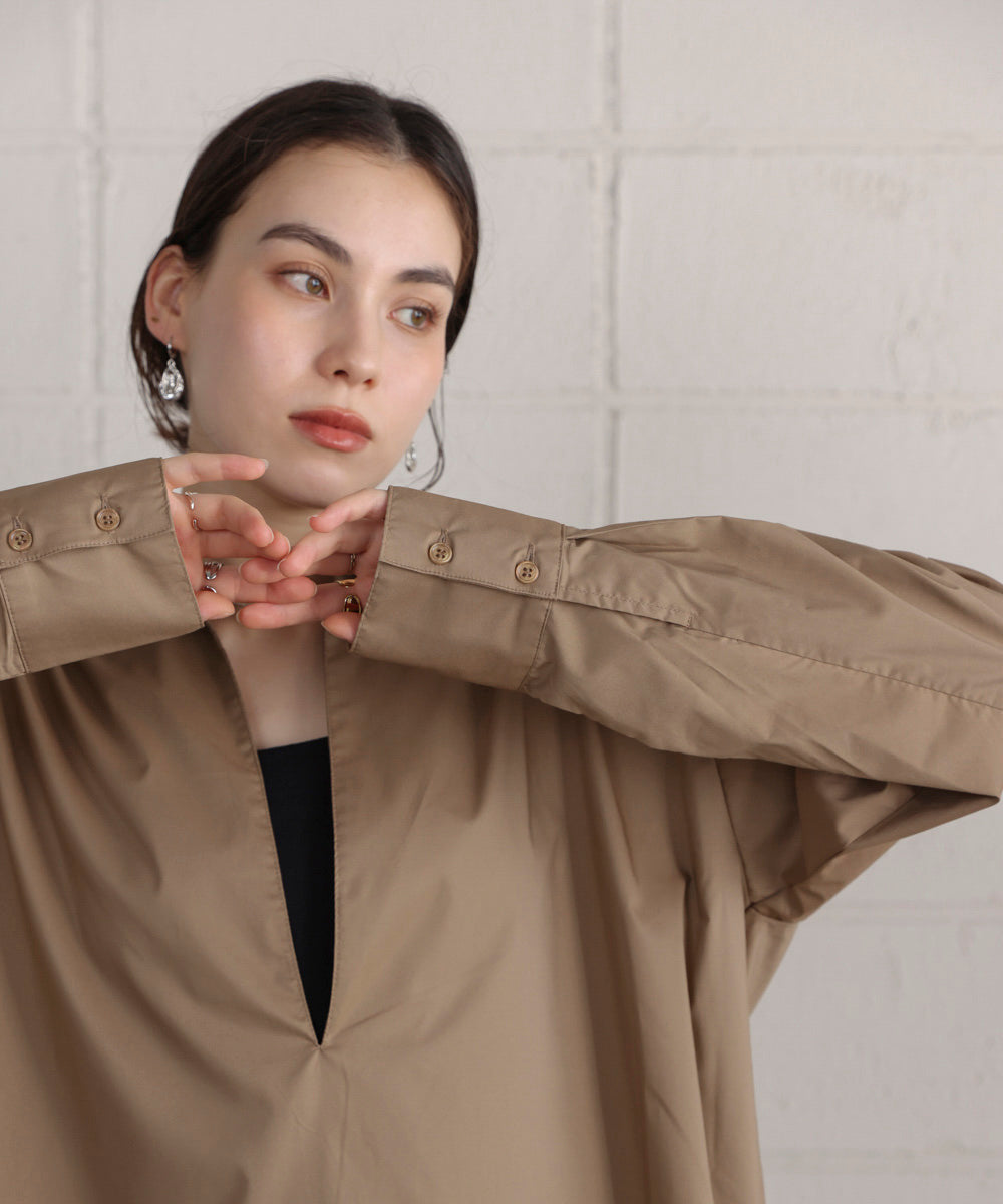 【WEB限定】ブロードスキッパーブラウスチュニック