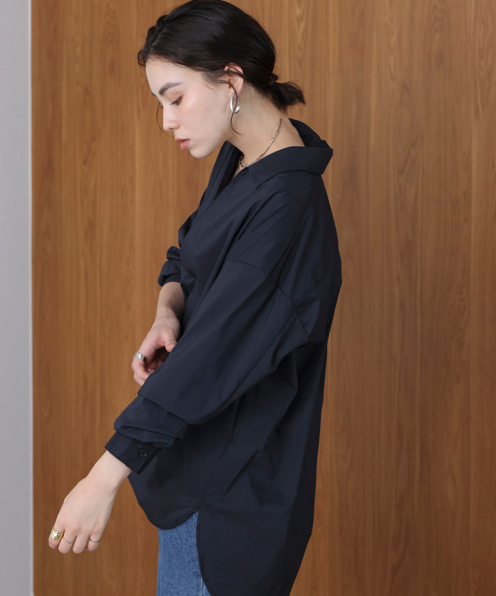 【WEB限定】ブロードスキッパーブラウスチュニック