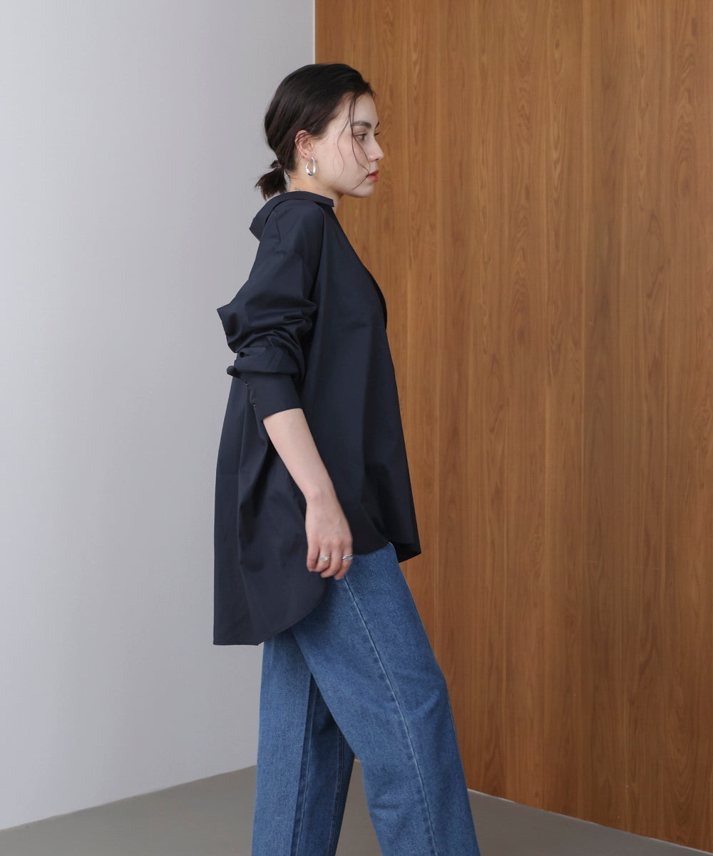 【WEB限定】ブロードスキッパーブラウスチュニック