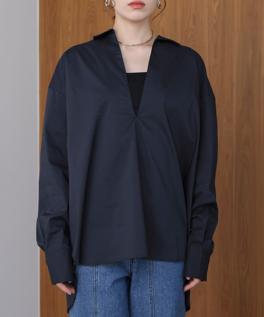 【WEB限定】ブロードスキッパーブラウスチュニック