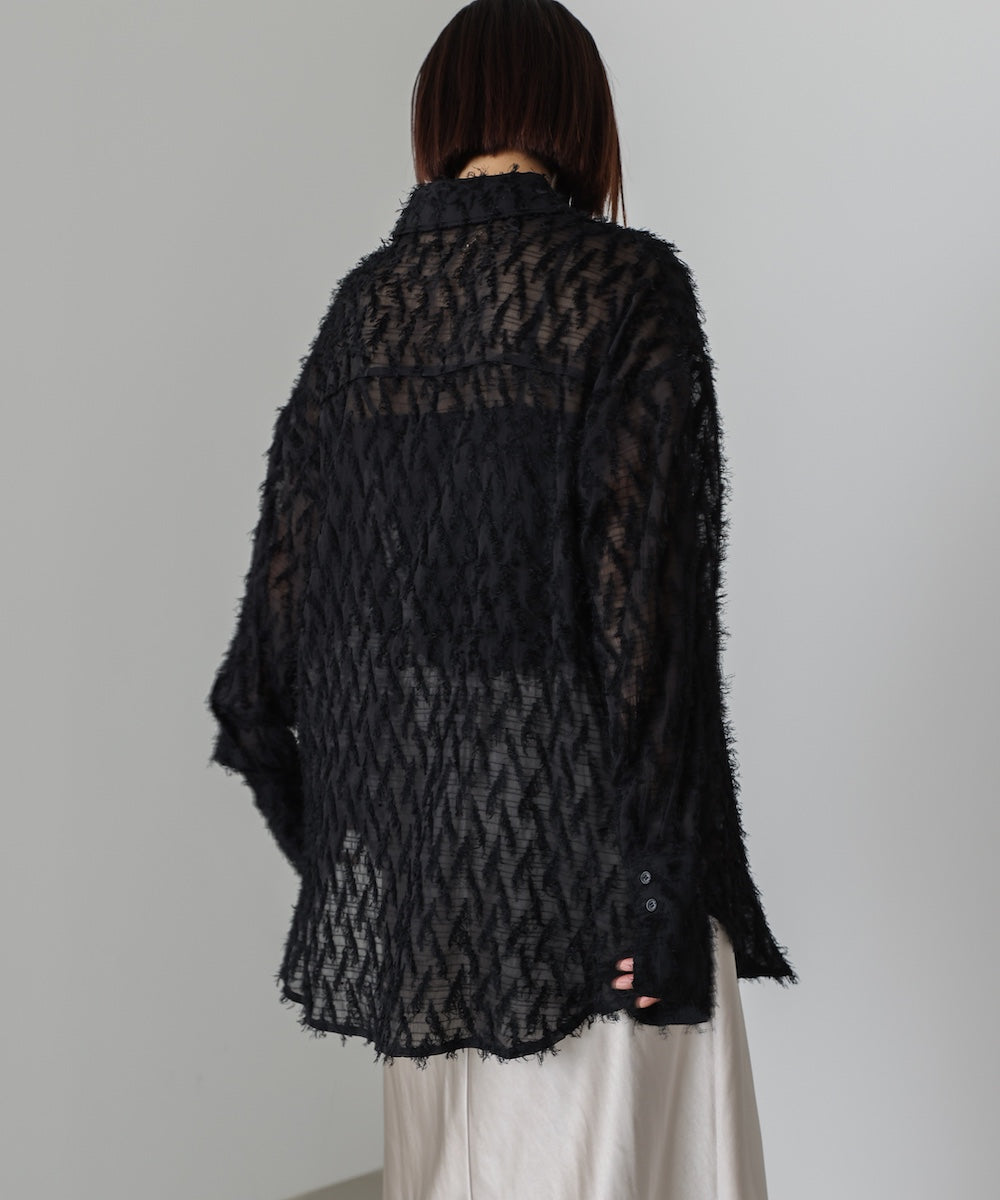 【WEB限定】フェザーライクシアーシャツ