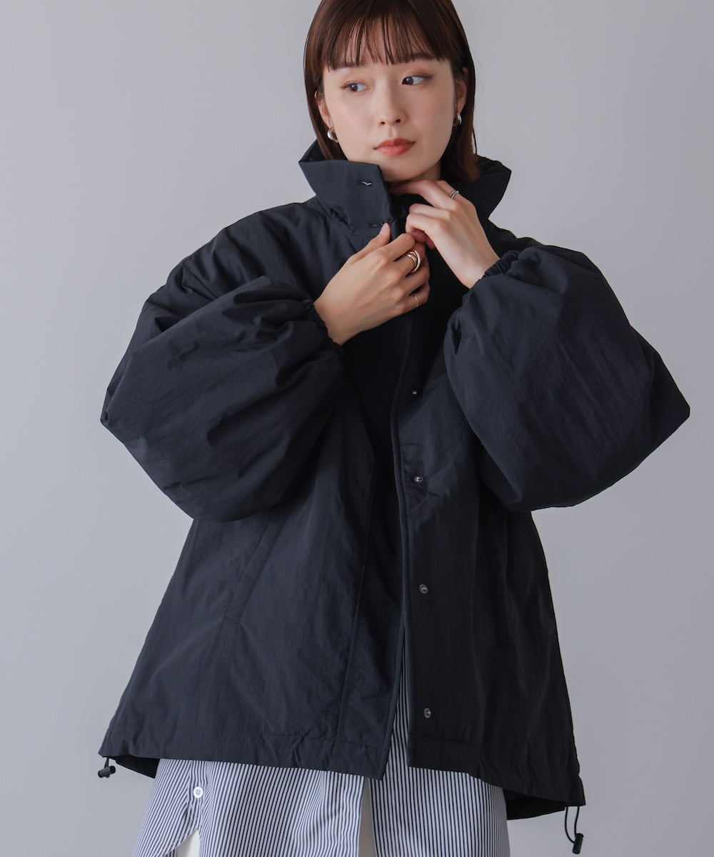 ハイネック中綿ブルゾン