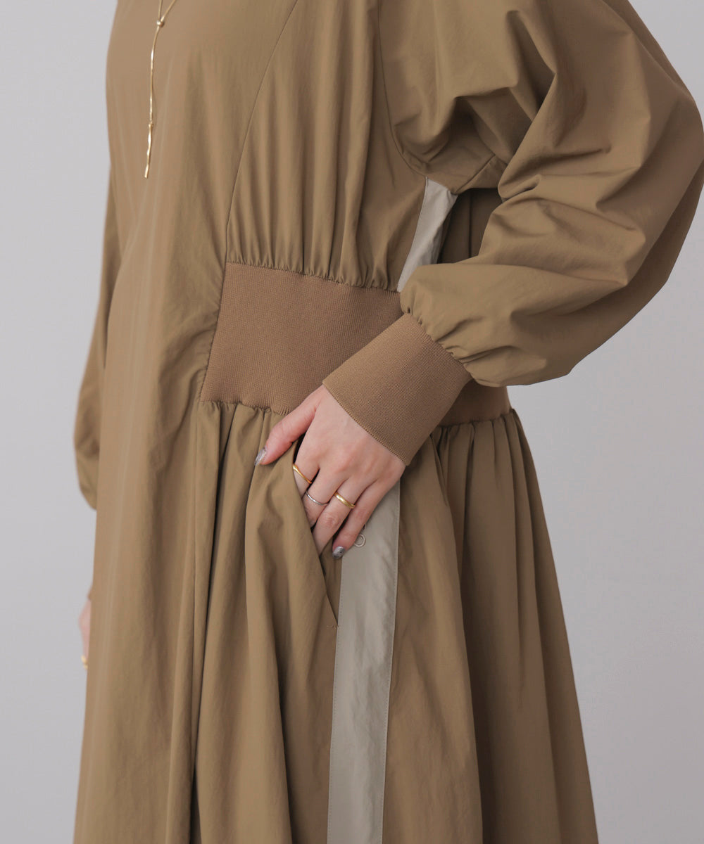 サイドラインナイロンワンピース