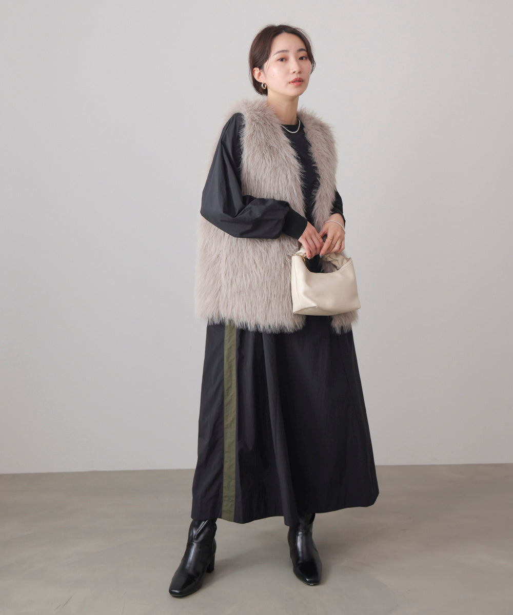 サイドラインナイロンワンピース