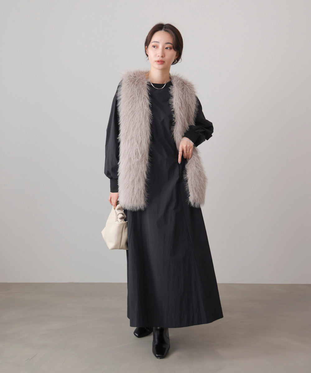 サイドラインナイロンワンピース