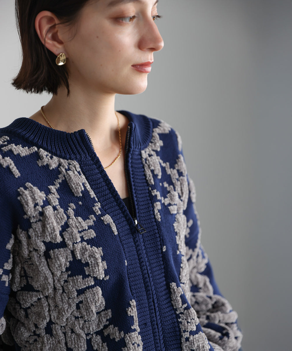 フラワーモールカーデ