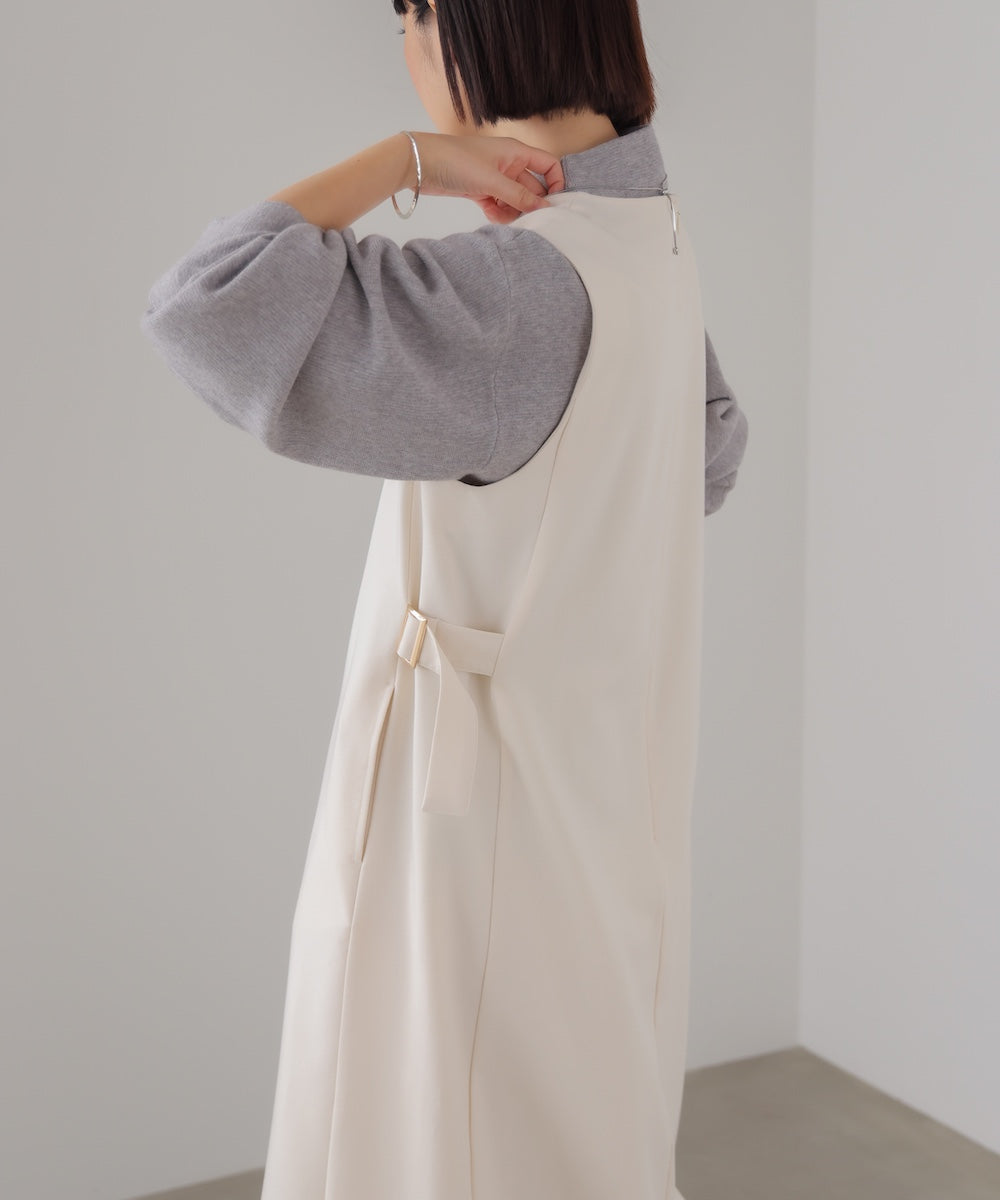 ウエストベルトジャンパースカート