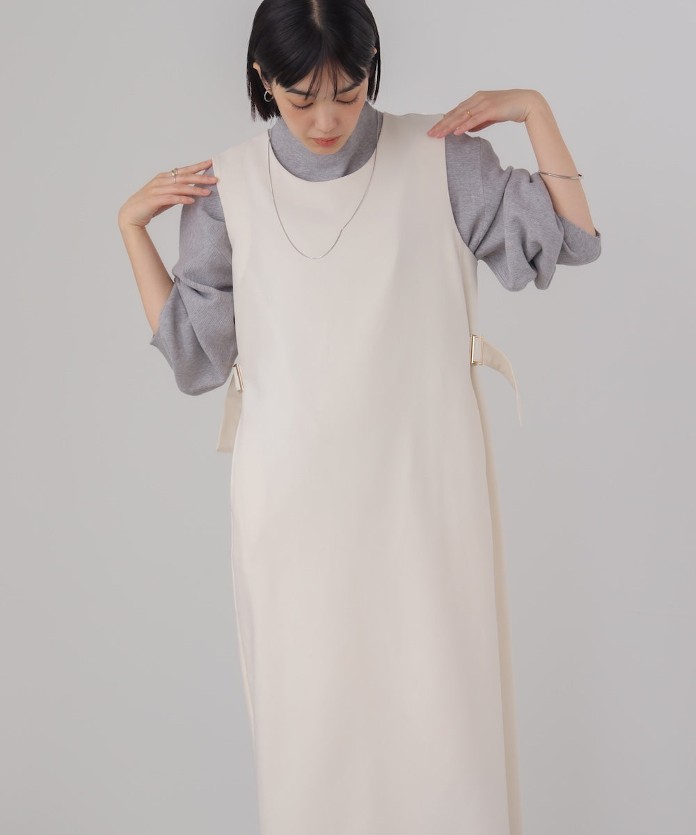 ウエストベルトジャンパースカート