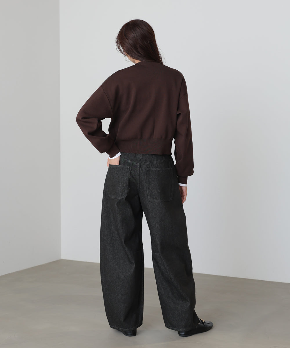 コード刺繍ニットカーディガン