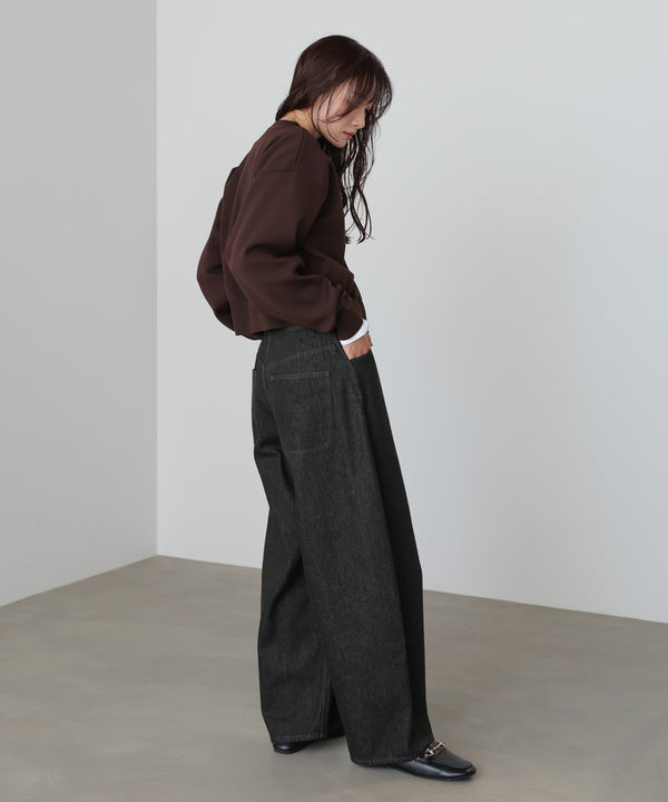 コード刺繍ニットカーディガン