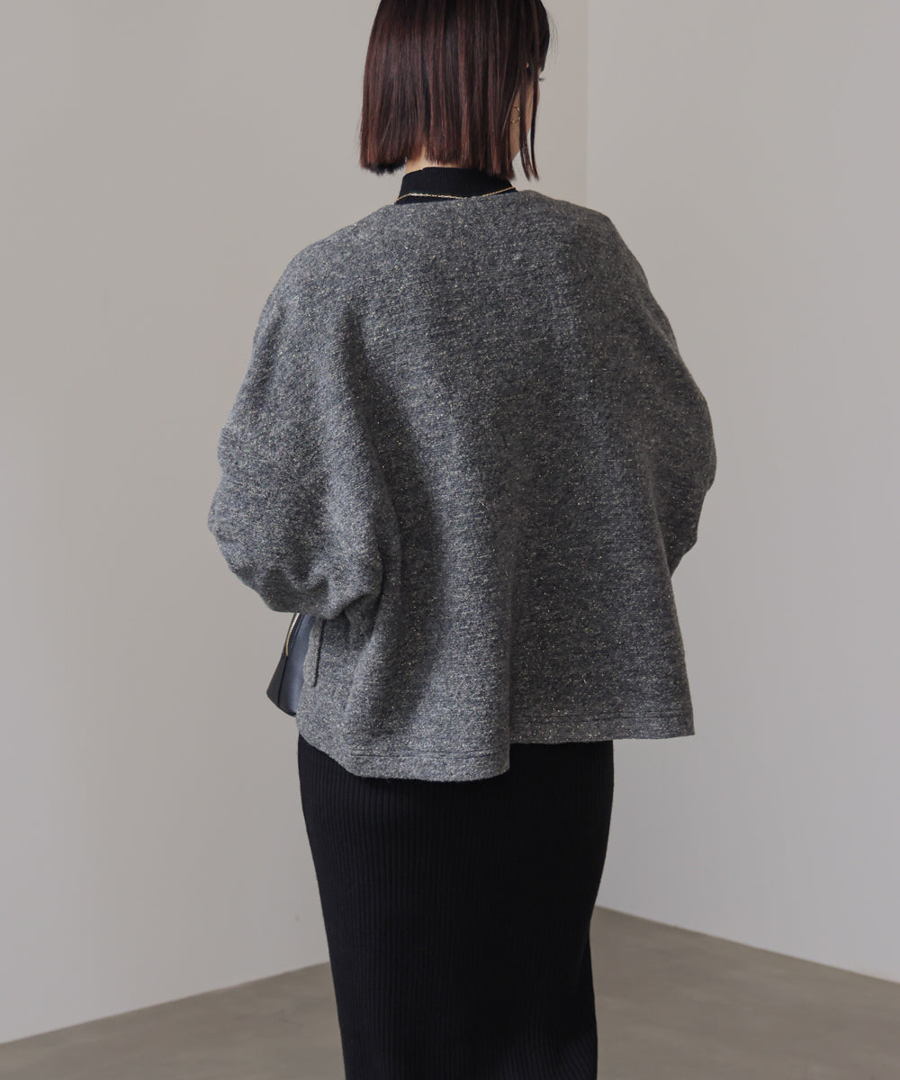 【日本製】イタリアンエアリーノーカラージャケット