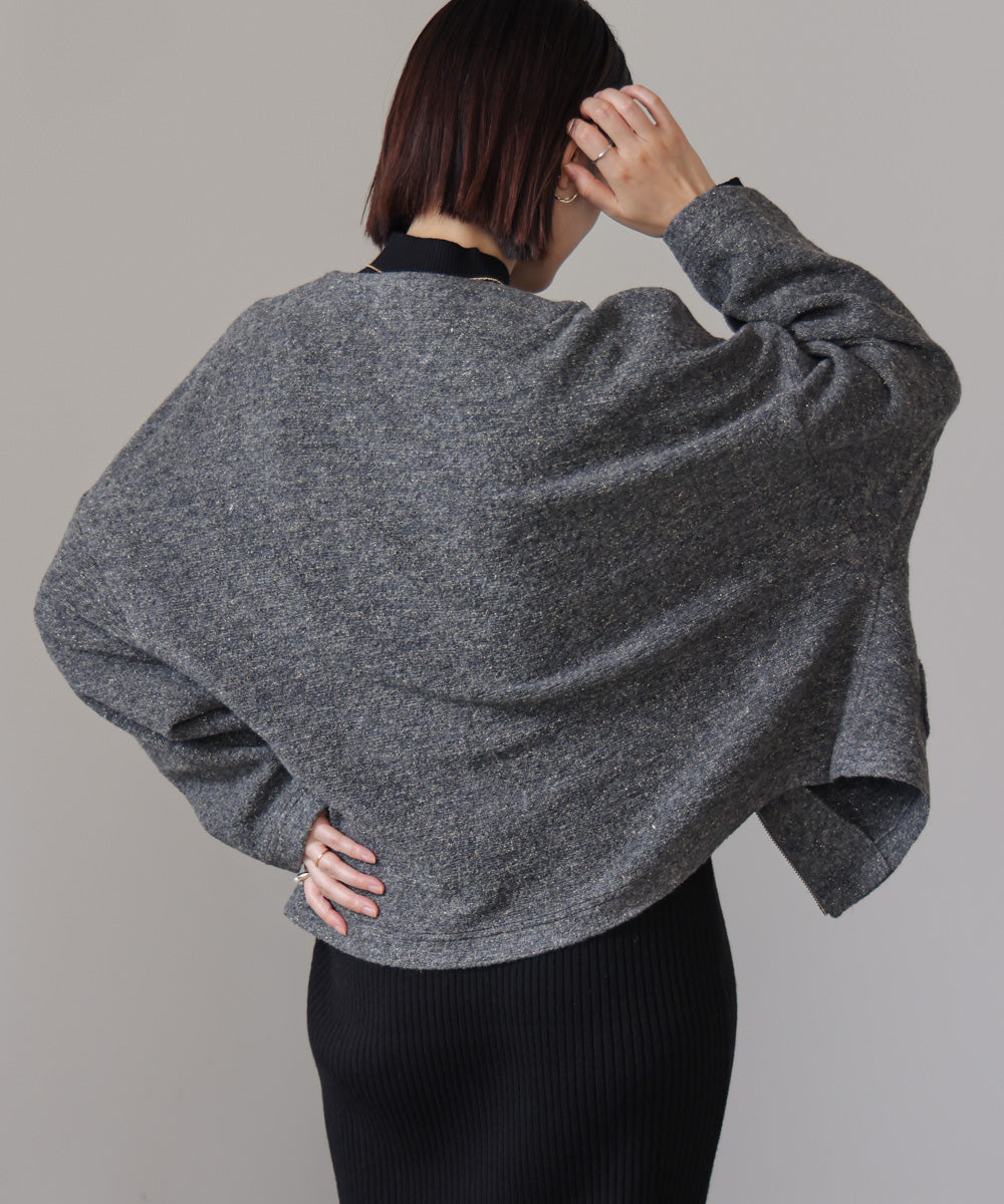 【日本製】イタリアンエアリーノーカラージャケット