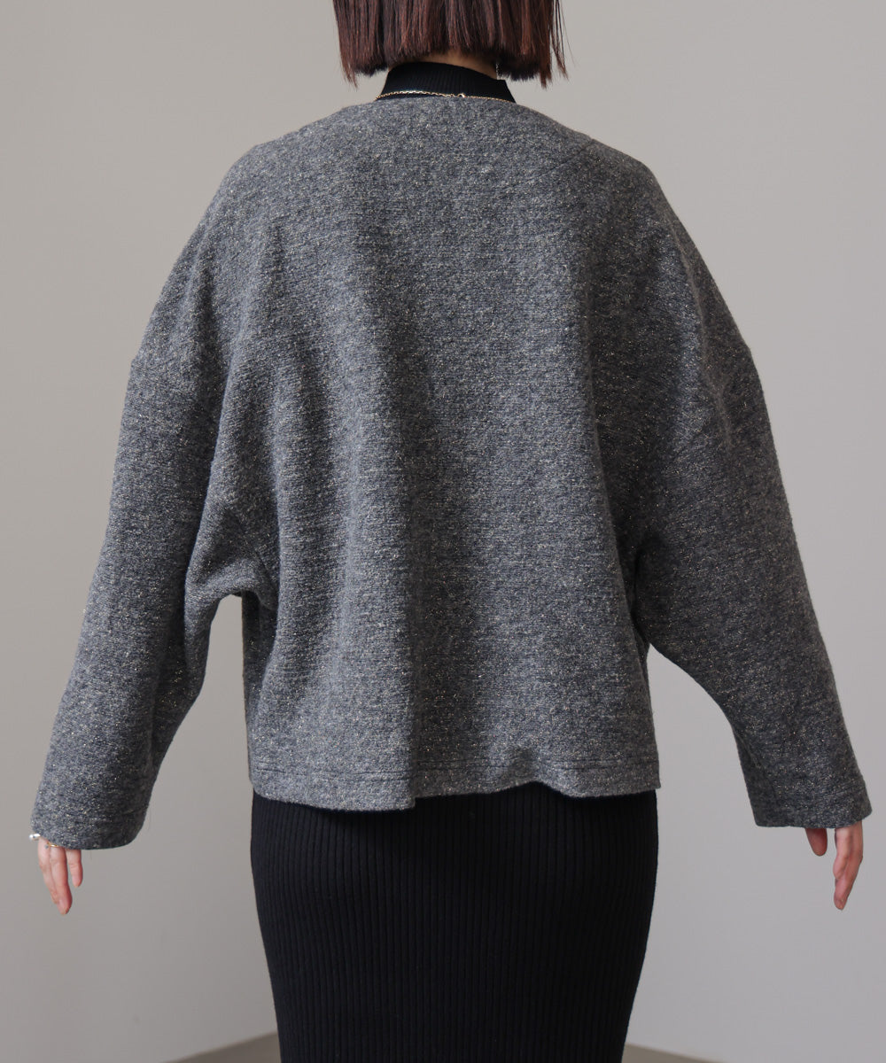 【日本製】イタリアンエアリーノーカラージャケット