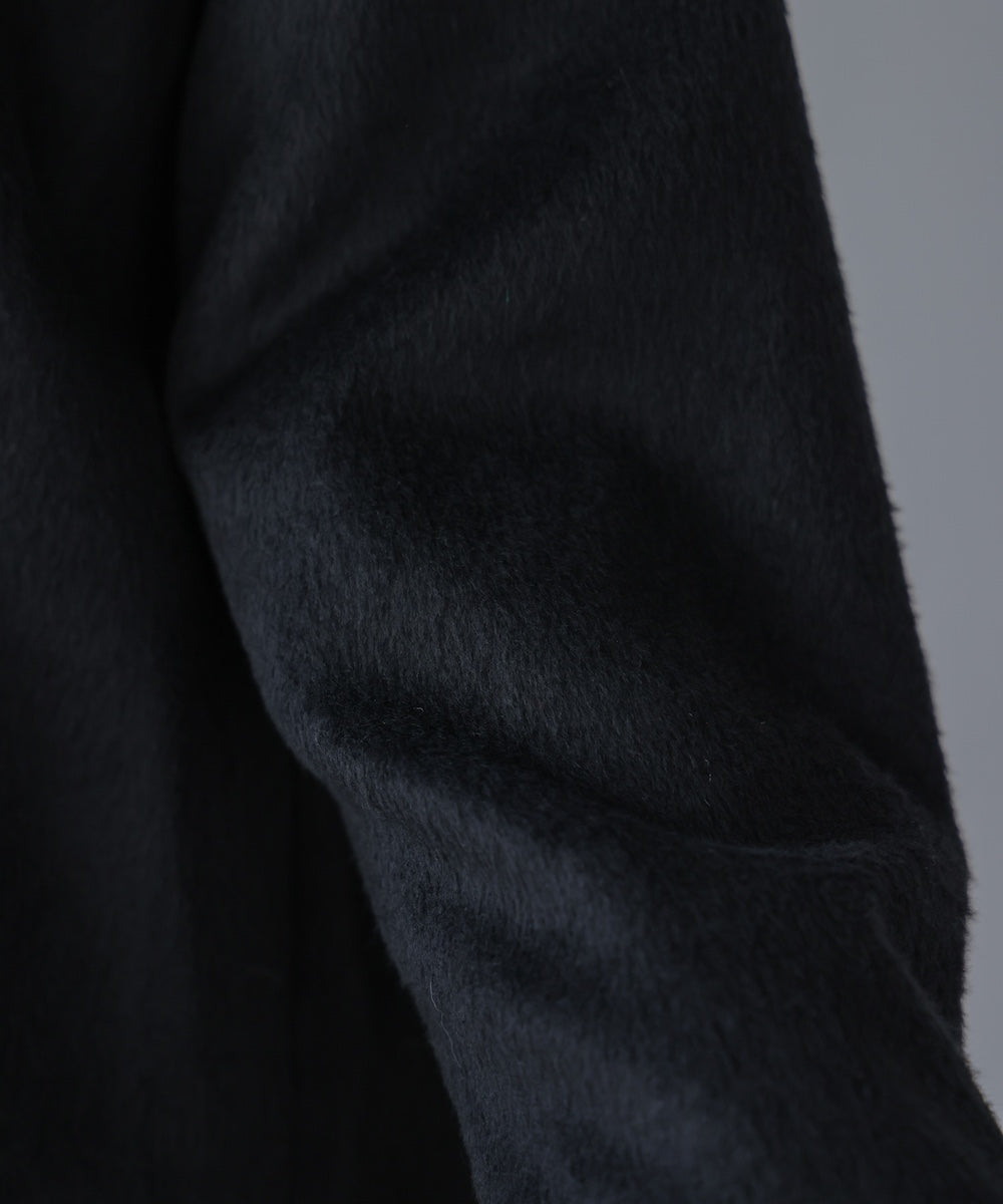 ライトシャギーウールロングコート