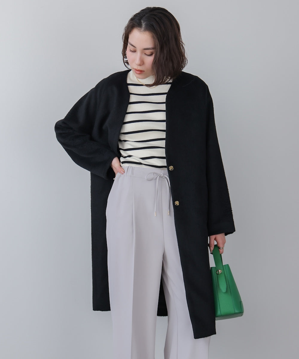 ライトシャギーウールロングコート